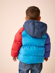 Bright Colour Block Padded Coat (3mths-7yrs) - Image 5 of 10