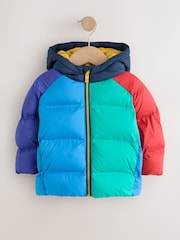 Bright Colour Block Padded Coat (3mths-7yrs) - Image 6 of 10