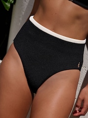 Daily by Desmond and Dempsey Mono Palm High Waist Bikini Briefs with Tummy Control - Image 2 of 8