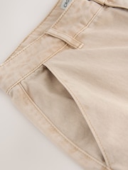 Neutral Stone Wide Leg Cropped Denim Chinos - Image 9 of 9