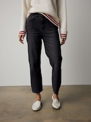 Schwarz - Slim-Cropped-Jeans - Bild 1 von 9