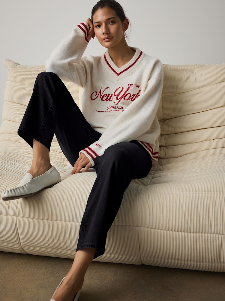 Schwarz - Slim-Cropped-Jeans - Bild 2 von 9