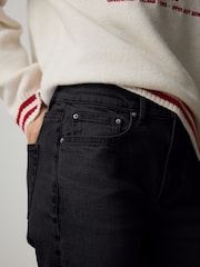 Schwarz - Slim-Cropped-Jeans - Bild 6 von 9