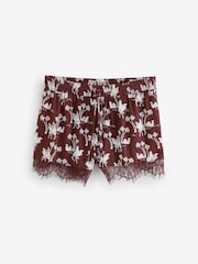 Daily by Desmond and Dempsey Jersey Viscose Lace Cami Shorts Set - Image 10 of 12