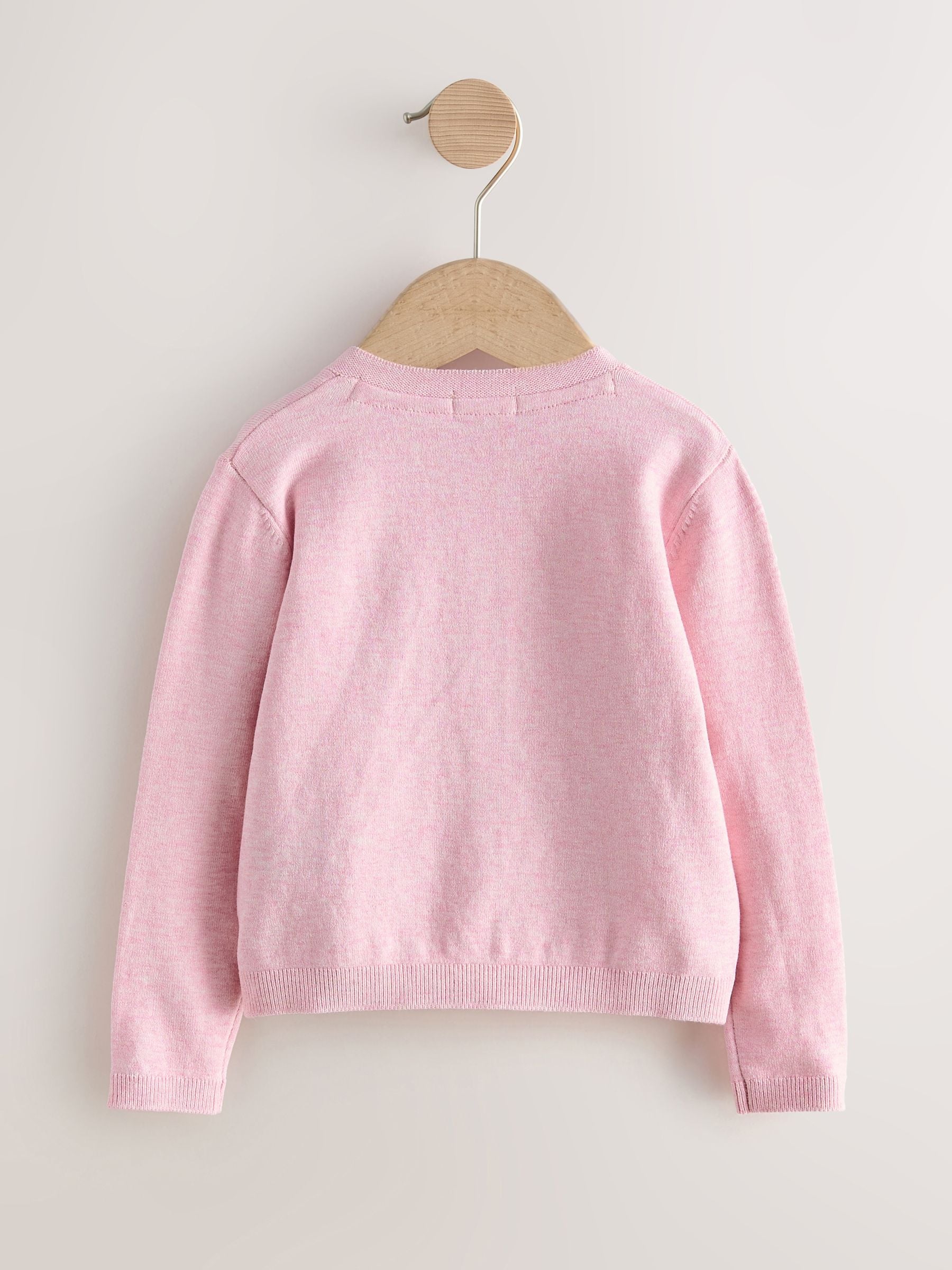 Buy Рожевий/білий - Button Up Cardigans 2 Pack (3mths-7yrs) з