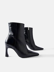 Mint Velvet Black High Heel Ankle Boots - Image 2 of 4