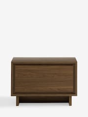 MADE.COM Dark Walnut Effect Kaci 1 Drawer Wide Bedside Table - Image 5 of 6