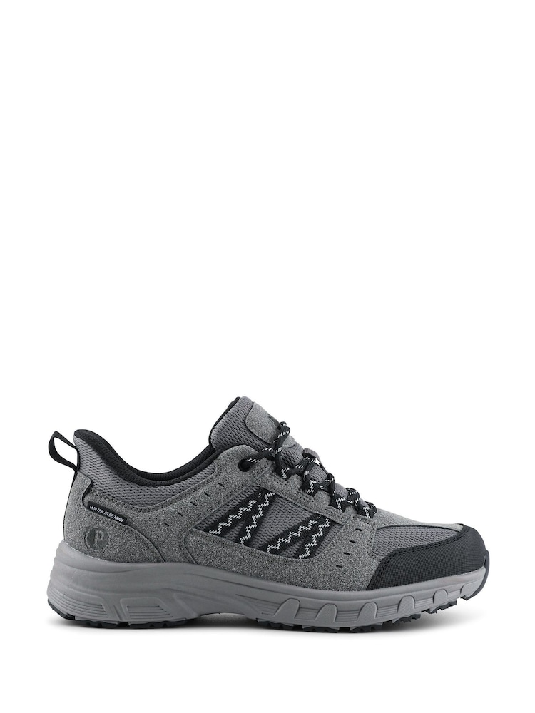 Pavers Grey Just Step In Extra Wide Memory Foam Trainers - Image 1 of 5