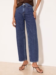 Lipsy Dark Wash Blue Low Curve Jeans - Image 1 of 5