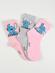 Brands In Blue Disney Stitch Poses Socks 6 Pack - Image 5 of 5
