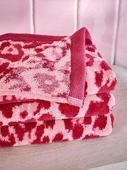 Leopard Pink Towel - 4의 이미지 3