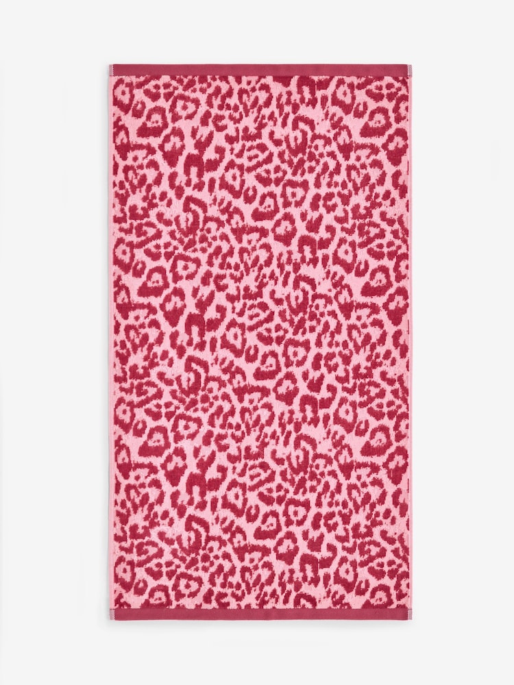 Leopard Pink Towel - 4의 이미지 4