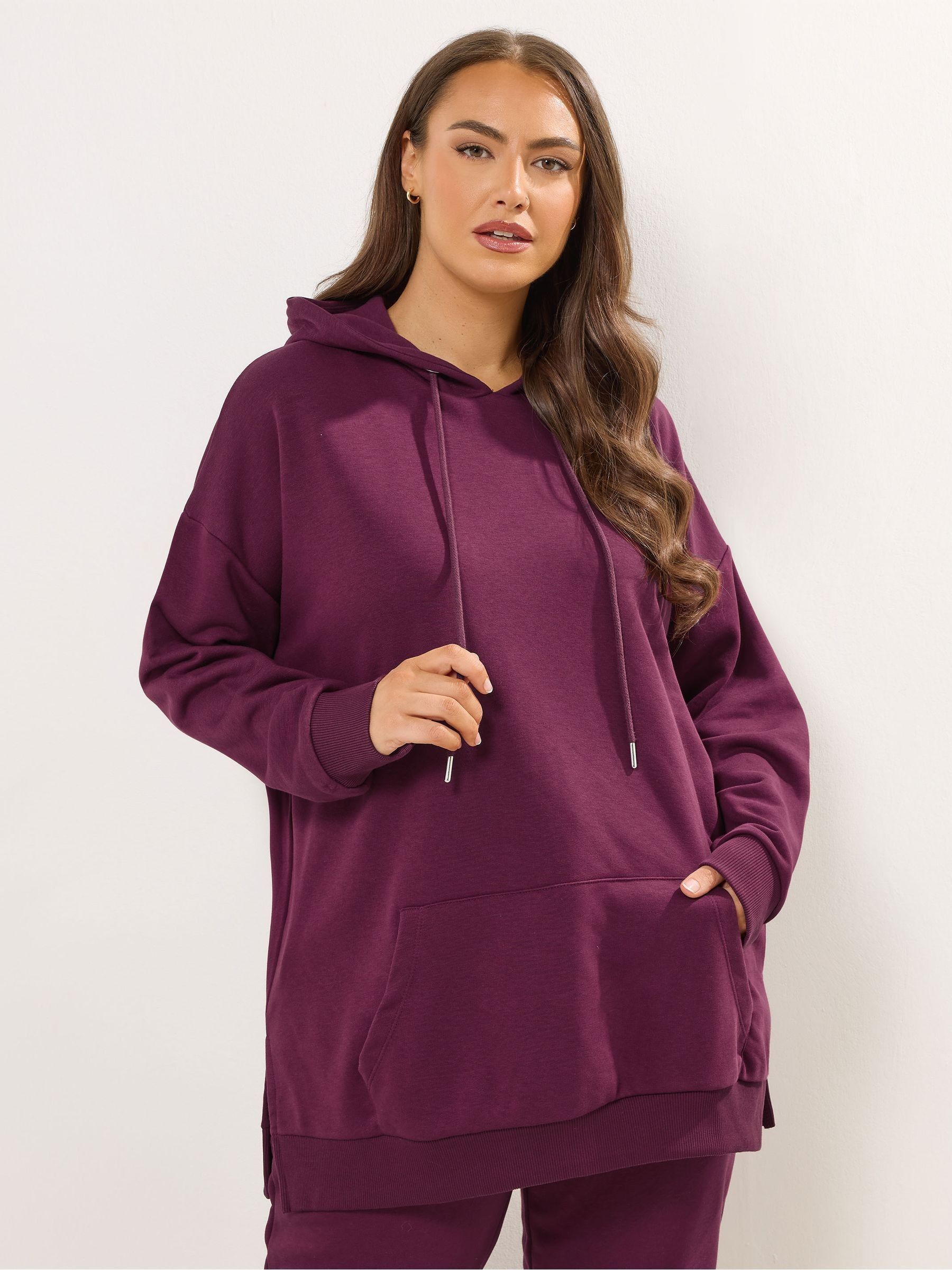 funnel neck hoodie plus size
