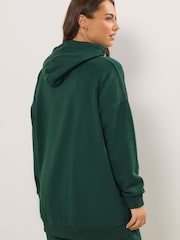 Yours Curve Green Pocket Detail Hoodie - Image 3 of 5