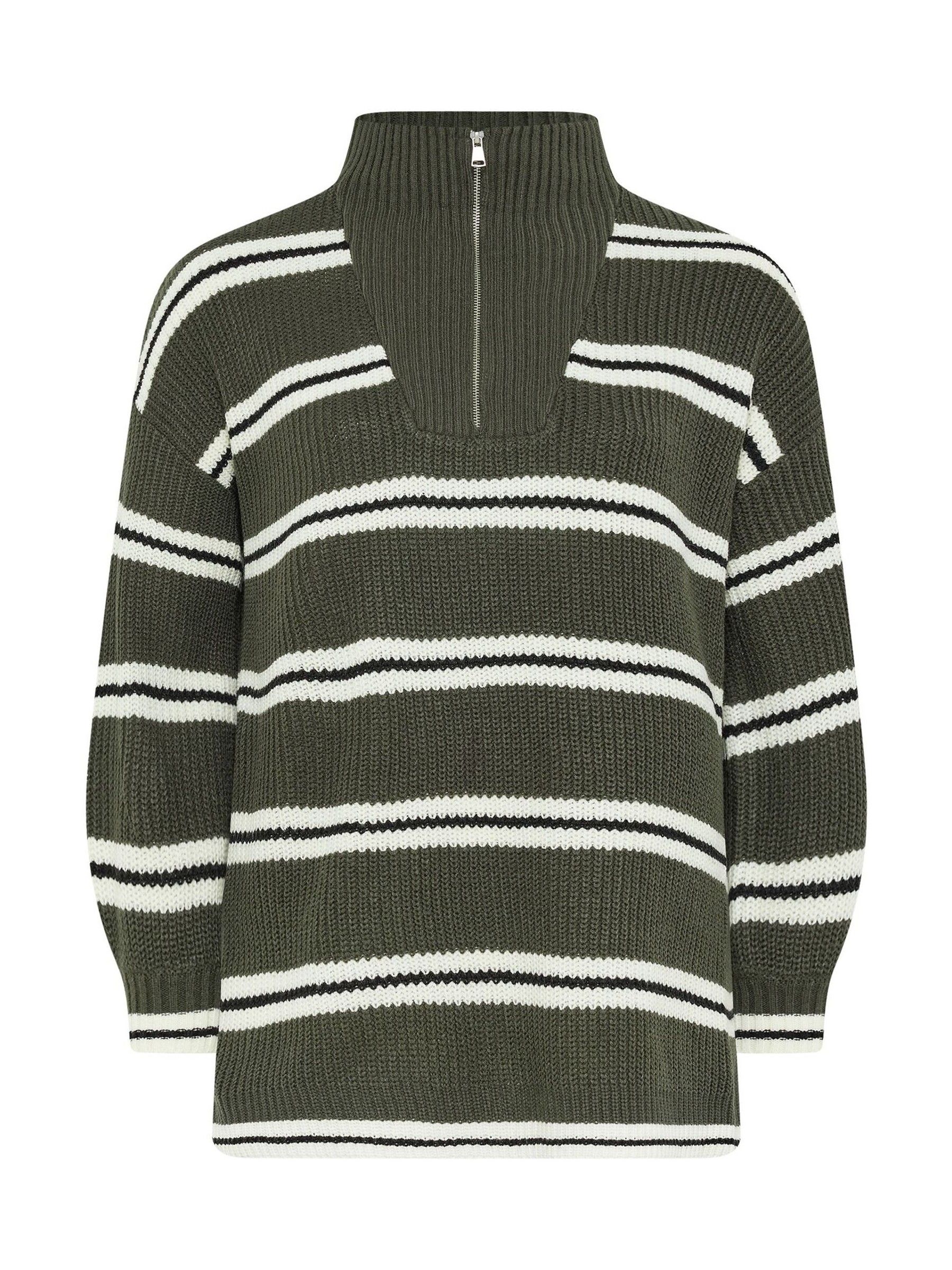 Buy Yours Curve Green Quarter Zip Jumper from Next Germany