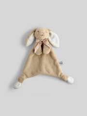 JoJo Maman Bébé Floral Billie Bunny with Scarf Comforter - Image 1 of 3