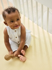 White Woven Baby Jumpsuit (0mths-2yrs) - Image 2 of 12