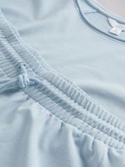 The Set 2 Pack Raglan T-shirt and Short Sweat Co-Ord Pale Blue - Image 4 of 5