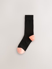 Black Heel Toe 12 Pack Cotton Rich Socks - Image 6 of 15