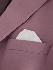 Pink Muscle Fit N. Premium Linen Blend Blazer with Stretch and Tencel Lyocell - Image 10 of 12