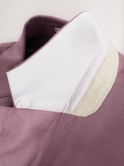 Pink Muscle Fit N. Premium Linen Blend Blazer with Stretch and Tencel Lyocell - Image 11 of 12