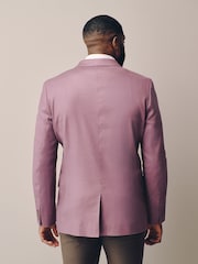 Pink Muscle Fit N. Premium Linen Blend Blazer with Stretch and Tencel Lyocell - Image 3 of 12