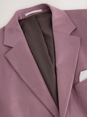 Pink Muscle Fit N. Premium Linen Blend Blazer with Stretch and Tencel Lyocell - Image 9 of 12