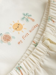 Cream My First Holiday - Top and Short Baby Set (0-18mths) - Imagen 10 de 10