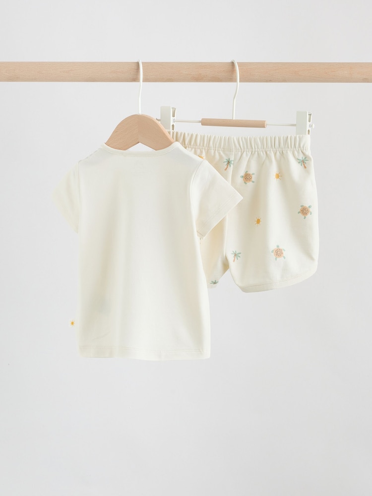 Cream My First Holiday - Top and Short Baby Set (0-18mths) - Imagen 2 de 10