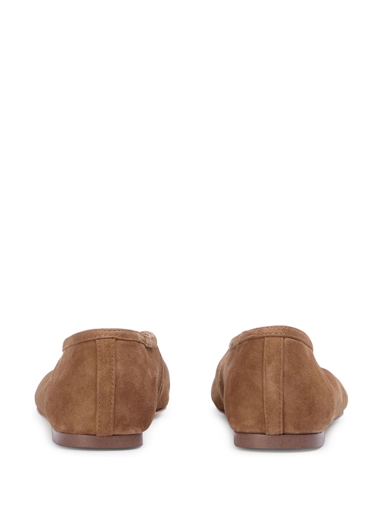 Tony Bianco Natural Suede Ballet Shoes - Image 4 of 4 Tony Bianco Natural Suede Ballet Shoes - Image 4 of 4
