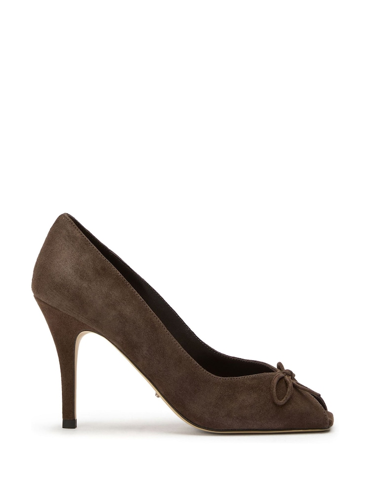 Tony Bianco Brown Pearla Espresso Suede Stiletto Heel Shoes - Image 1 of 3 Tony Bianco Brown Pearla Espresso Suede Stiletto Heel Shoes - Image 1 of 3