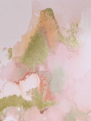 Pink Watercolour Framed Abstract Wall Art - Image 6 of 6