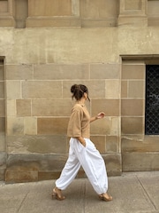 Tony Bianco Natural Peggy Taupe Suede Stiletto Slingback Heels - Image 2 of 8