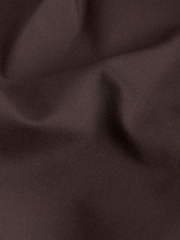 Chocolate Brown Pleated Barrel Leg Chino Trousers - Image 6 of 7