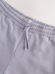 Lilac Purple Jersey Jort Shorts - Image 3 of 5