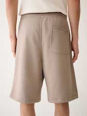 Light Brown Jersey Jort Shorts - Image 3 of 6