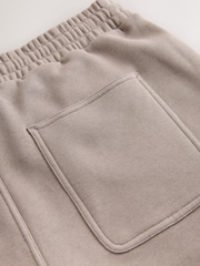 Light Brown Jersey Jort Shorts - Image 9 of 10