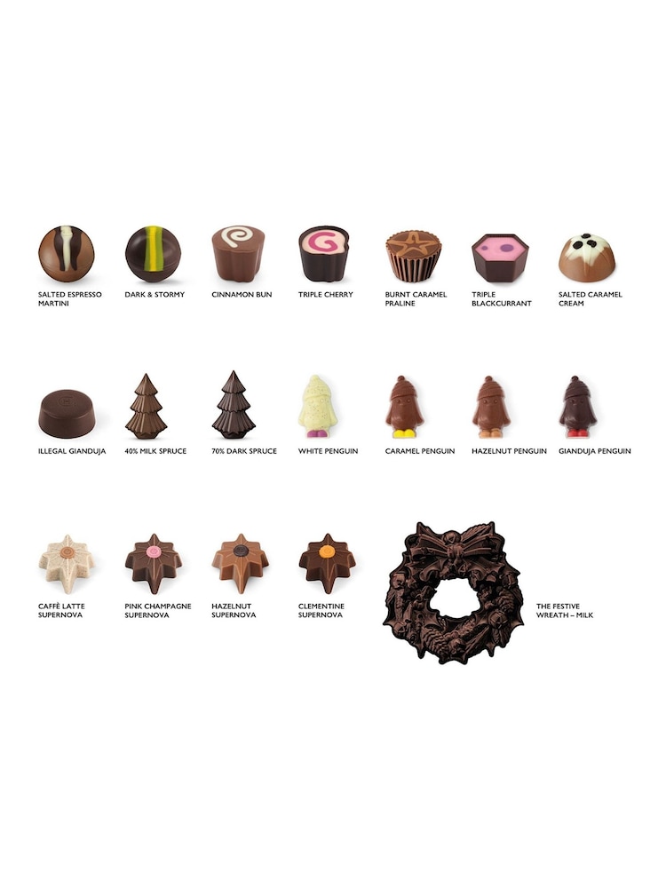 Hotel Chocolat The Classic Christmas Luxe Chocolate Selection - Image 2 of 2