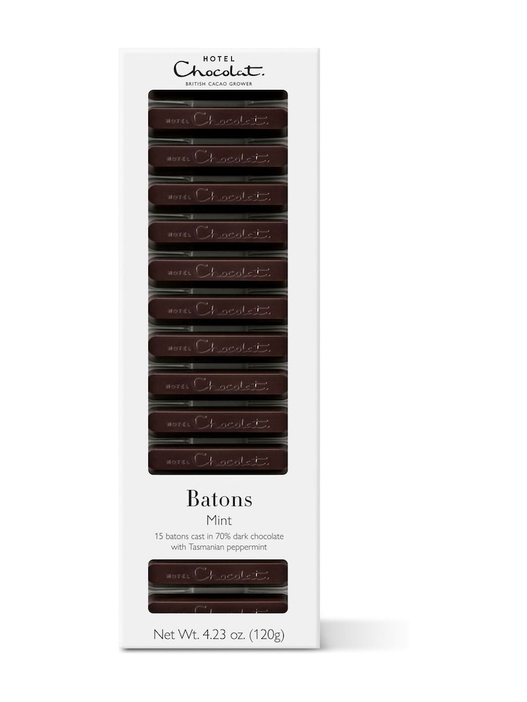 Hotel Chocolat 70% Dark Chocolate Batons Gift Box - Image 3 of 3 Hotel Chocolat 70% Dark Chocolate Batons Gift Box - Image 3 of 3