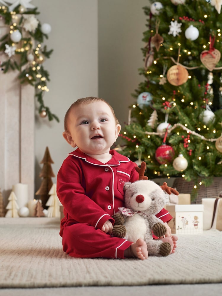 Mamas & Papas Multi Christmas Reindeer Soft Toy 2025 - Image 2 of 5 Mamas & Papas Multi Christmas Reindeer Soft Toy 2025 - Image 2 of 5