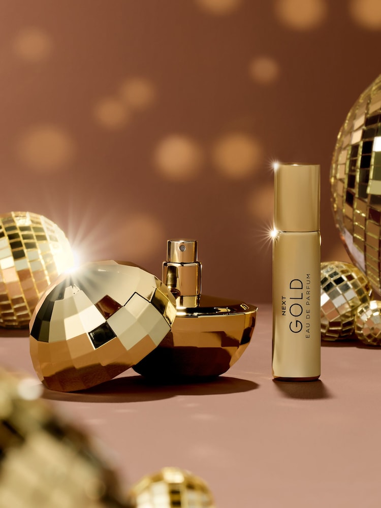 Disco Ball 50ml and 10ml Gold Perfume Gift Set - Image 2 of 2 Disco Ball 50ml and 10ml Gold Perfume Gift Set - Image 2 of 2