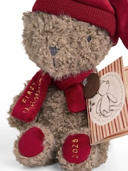Mamas & Papas Multi Christmas Bear Soft Toy 2025 - Image 4 of 5