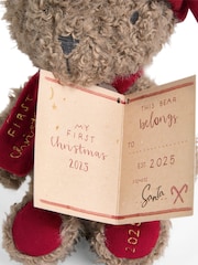Mamas & Papas Multi Christmas Bear Soft Toy 2025 - Image 5 of 5