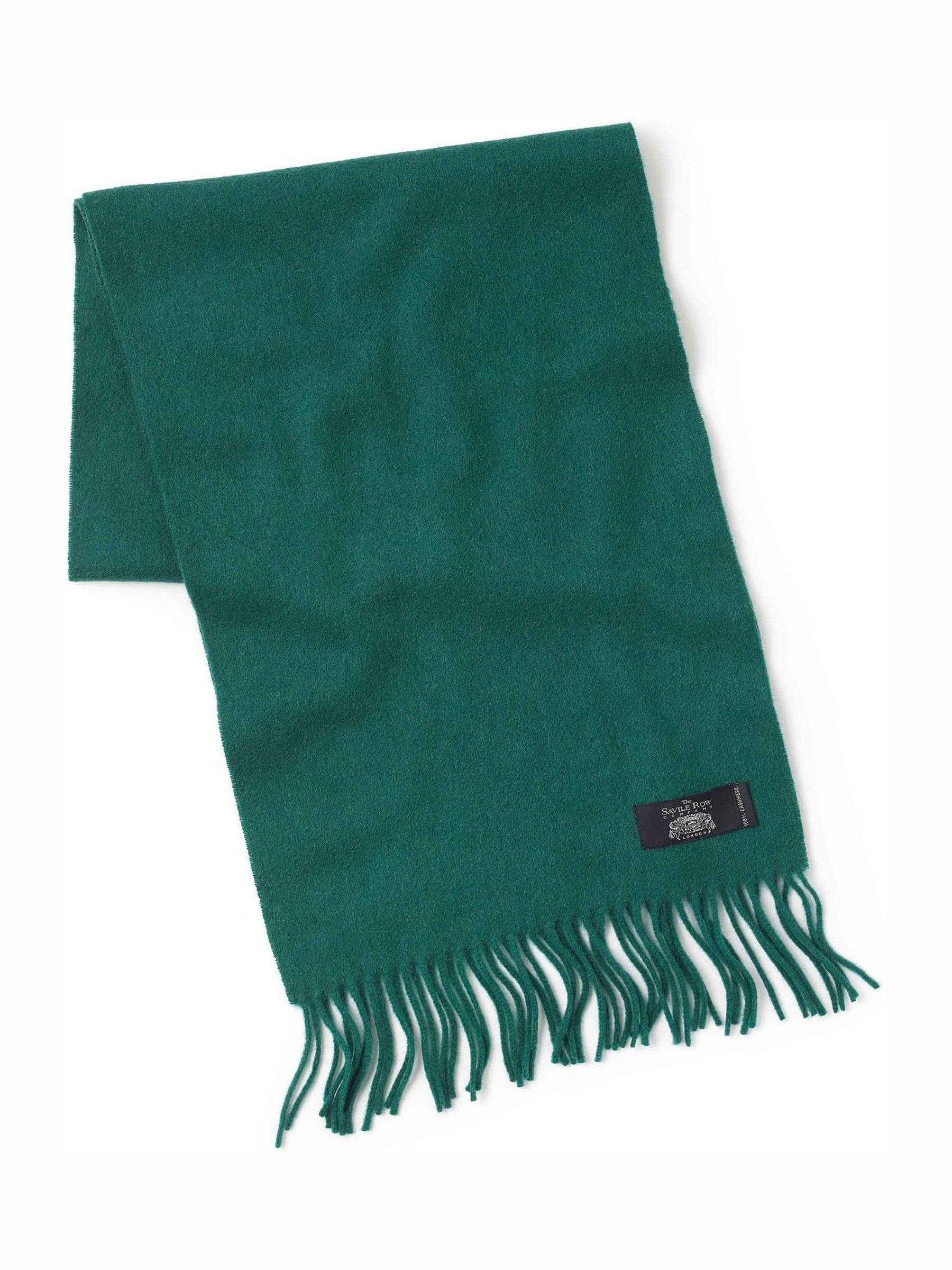 Buy Savile Row Company Green Cashmere Scarf from the Next UK