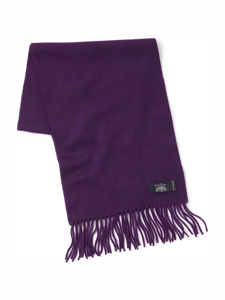 Savile Row Company Purple Cashmere Scarf - Image 1 of 1 Savile Row Company Purple Cashmere Scarf - Image 1 of 1