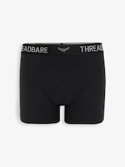 Threadbare Black Hipster Fit Boxer Shorts (7 Pack) - Image 2 of 3