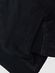 Reiss Navy Bild Zip-Through Bomber Jacket - Image 7 of 7