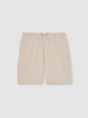 Reiss Stone Tavolla Textured Drawstring Shorts - Image 2 of 6