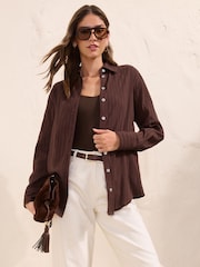 Friends Like These Textured Button Front Shirt - Imagen 2 de 5