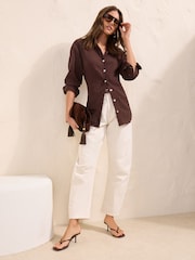 Friends Like These Textured Button Front Shirt - Imagen 3 de 5